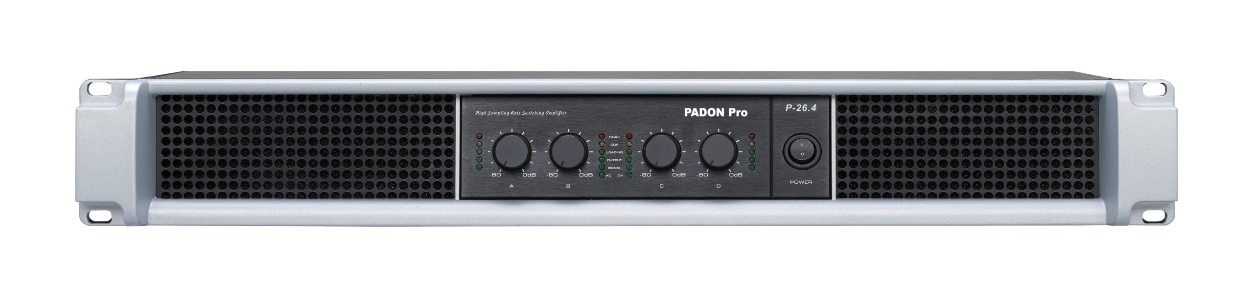 PADON P26.4 four channel,1900W*4 powerful, professional amplifier, audio equipment, 8 ohms, Class D