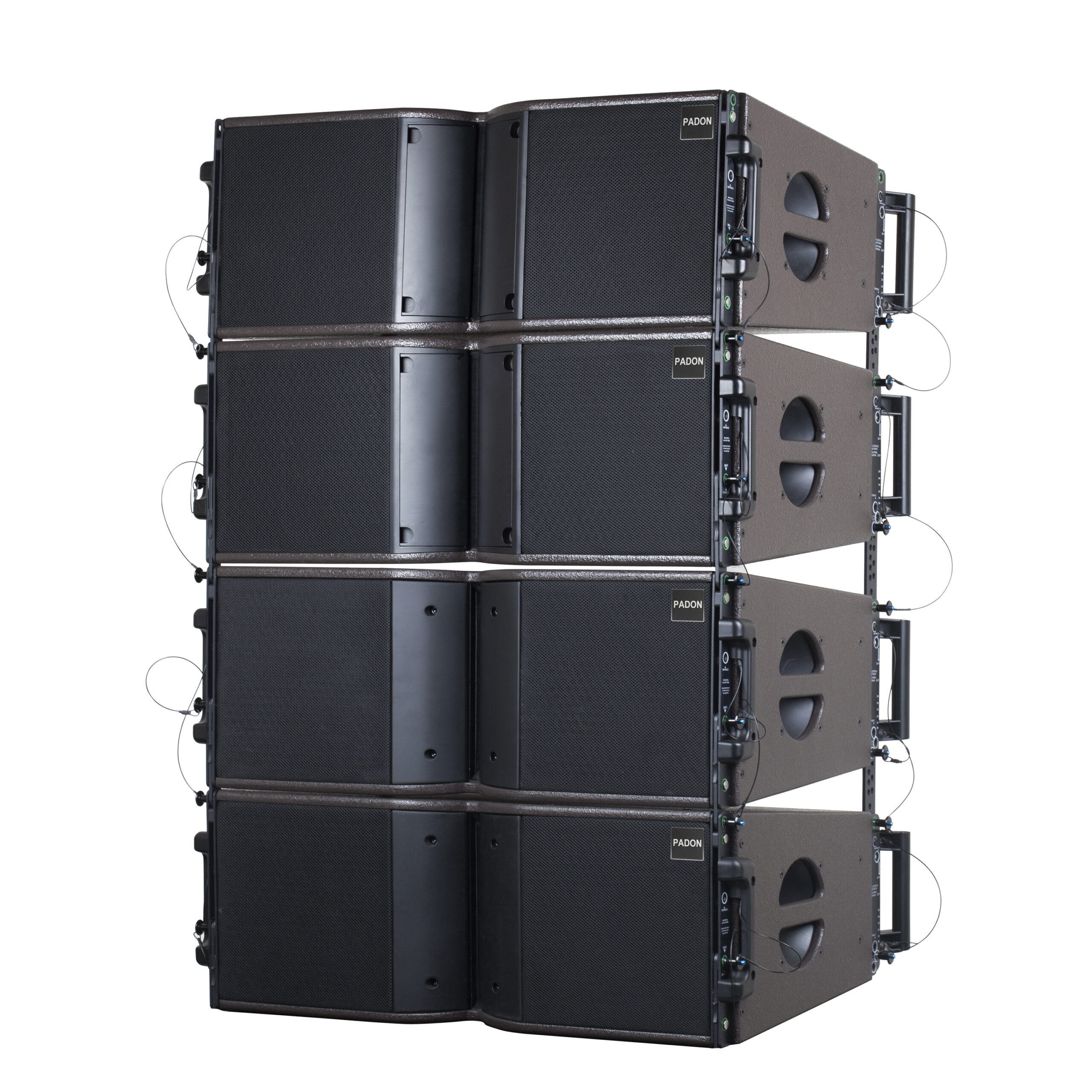 PADON KARA210 Dual 10 inch line array speakers,1500 watts. 8 ohms Shocking sound, waterproof premium paint